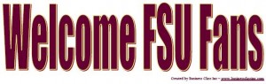 Welcome FSU fans