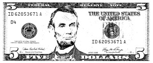 5 dollar bill