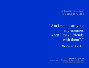 friends & enemies - abraham lincoln 