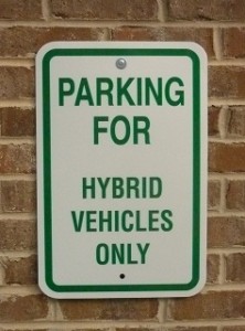 Parking for Hybrid Vehicles Only